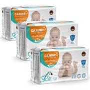 CARINE - CARINE Premium Bebek Bezi 2 Numara -3 x Mini 37 Adet