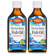 Carlson - Carlson Fish Oil Omega 3 Balık Yağı Şurubu Limon Aromalı 200ml(2li)