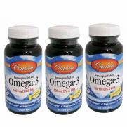 Carlson - Carlson Omega-3 500 mg Fish Oil Balık Yağı 50 Kapsül 3lü