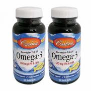 Carlson - Carlson Omega-3 500 mg Fish Oil Balık Yağı 50 Kapsül(2li)
