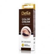 Delia Cosmetics - Delia Cream For Eyebrows 3.0 DarkBrown With Argan