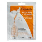 Derminix - Derminix Kolajen + C Vitamini Kağıt Maske 1 Adet