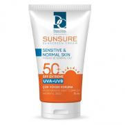 Dermo Clean - Dermo Clean Sunsure Hassas ve Normal Cilt Güneş Kremi Spf50+ 75 ml