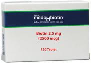 Dermoskin - Dermoskin Medohbiotin Biotin 2,5mg 120 Tablet