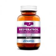 Dinamis - Dinamis Resveratrol Co-Enzyme Q10 Astaxanthin Takviye Edici Gıda 30 Kapsül