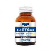 Dinamis - Dinamis Ultimate Omega 3 Co-Q10 İçeren Takviye Edici Gıda 60 Yumuşak Kapsül