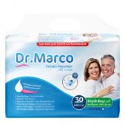 Dr.Marco - Dr.Marco Yetişkin Hasta Bezi 30 Adet - Büyük Boy
