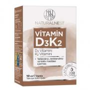 Naturalnest - Naturalnest Vitamin D3K2 Damla 10 ml