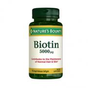 Natures Bounty - Natures Bounty Biotin 5000 mcg Takviye Edici Gıda 72 Kapsül