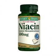 Natures Bounty - Natures Bounty Flush Free Niacin 500 mg Takviye Edici Gıda 50 Kapsül