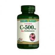 Natures Bounty - Natures Bounty Vitamin C-500 mg Plus Echinacea Takviye Edici Gıda 100 Tablet