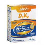 NBT Life - Nbt Life D3K2 Damla Takviye Edici Gıda 20 ml