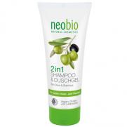 Neo Bio - Neo Bio Organik Zeytin ve Bambu Özlü Şampuan ve Duş Jeli 200 ml