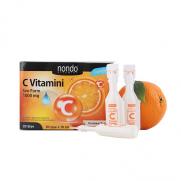 Nondo Vitamins - Nondo Liquid Vitamin C İçerikli Takviye Edici Gıda 20 Şişe x 10 ml