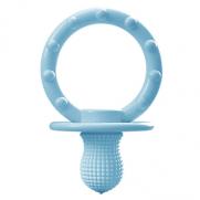 OiOi - OiOi Gumy Silikon Diş Kaşıyıcı 3 Ay+ Mineral Blue