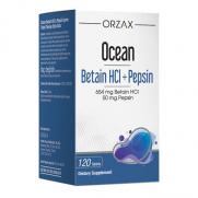 Orzax - Orzax Ocean Betain HCI+ Pepsin Takviye Edici Gıda 120 Tablet