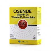 TAB İlaç Sanayi A.Ş - Osende Vitamin D3 K2 Complex Takviye Edici Gıda 20 ml - Avantajlı Ürün