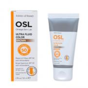 Osl - Omega Skin Lab - Osl - Omega Skin Lab Ultra Fluide Color Spf50+ Güneş Koruyucu Krem 50 ml -Brown