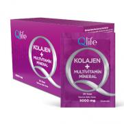 Qlife - Qlife Kolajen + Multivitamin Mineral Takviye Edici Gıda 30 Şase