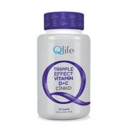 Qlife - Qlife Tripple Effect Takviye Edici Gıda 60 kapsül