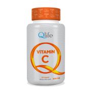 Qlife - Qlife Vitamin C Takviye Edici Gıda 60 Kapsül