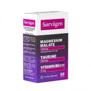 Sorvagen - Sorvagen Magnezyum Malat, Taurin ve Vtiamin B6 İçeren Takviye Edici Gıda 60 Tablet