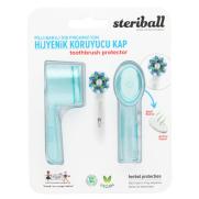 Steriball - Steriball Pilli veya Şarjlı Diş Fırçaları İçin Hijyenik Diş Fırçası Kabı - Açık Mavi