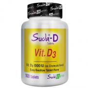Suda Vitamin - Suda Vitamin Vitamin D3 İçeren Takviye Edici Gıda 100 Tablet