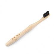 T-Brush - T-Brush Bambu Diş Yumuşak Fırçası Orta Sert Koyu Gri