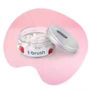 T-Brush - T-Brush Çilek Aromalı Florürlü Çocuklara Özel Diş Macunu 90 Tablet