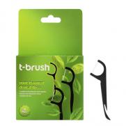 T-Brush - T-Brush Nane Tadı İçerikli Kürdanlı Diş İpi 30 adet