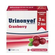 TAB İlaç Sanayi A.Ş - Urinonvef Cranberry 30 Kapsül 3 AL 2 ÖDE