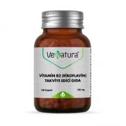 VeNatura - VeNatura Vitamin B2 (Riboflavin) Takviye Edici Gıda 100 kapsül