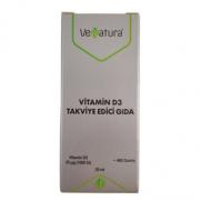 VeNatura - VeNatura Vitamin D3 Takviye Edici Gıda 1000 IU 20 Damla