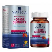 Viapecia - Viapecia Kids Multivitamin + Demir Gummies Takviye Edici Gıda 60 Adet