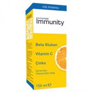 Ege Pharma - Vitapure İmmunity Beta Glukan Vitamin C Çinko İçeren Takviye Edici Gıda 150ml