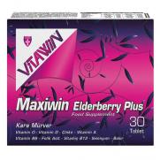 Vitawin - Vitawin Maxiwin Elderberry Plus Kara Mürver Ekstreli 30 Tablet