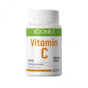 Voonka - Voonka Vitamin C Portakal Aromalı 62 Çiğneme Tableti