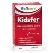 Wellcare - Wellcare Kidsfer Mikroenkapsüle Demir Takviye Edici Gıda 30 ml