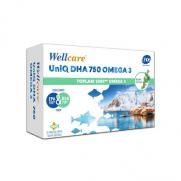 Wellcare - Wellcare UniQ DHA 750 Omega 3 Balık Yağı 30 Kapsül