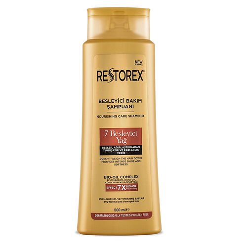 Restorex - Restorex 7 Besleyici Yağ İçerikli Şampuan 500 ml