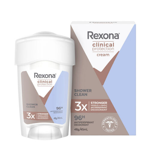 Rexona - Rexona Clinical Protection Shower Clean Stick Deodorant 45 ml