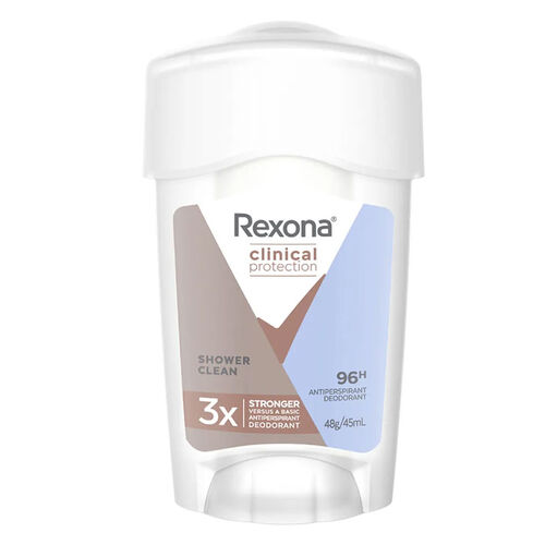 Rexona - Rexona Clinical Protection Shower Clean Stick Deodorant 45 ml