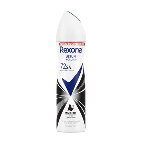 Rexona - Rexona Invisible Black White Kadın Sprey Deodorant 150 ml