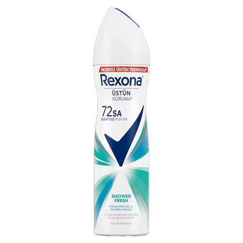Rexona - Rexona Shower Fresh Antiperspirant Kadın Sprey Deodorant 150 ml