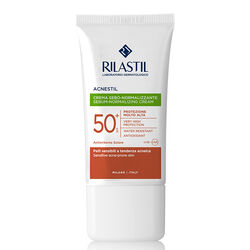 Rilastil - Rilastil Acnestil Düzensiz Ciltler İçin Yüz Güneş Koruyucu Krem Spf50+ 40 ml