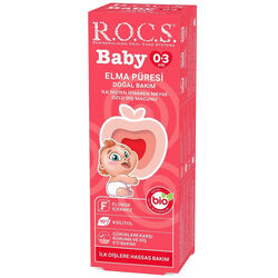 ROCS - Rocs Baby 0-3 Yaş Elma Püresi Tadında Diş Macunu 45 gr