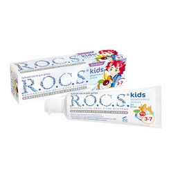 ROCS - ROCS Kids 3-7 Yaş Meyveli Çocuk Diş Macunu (Meyve külahı) 35ml.