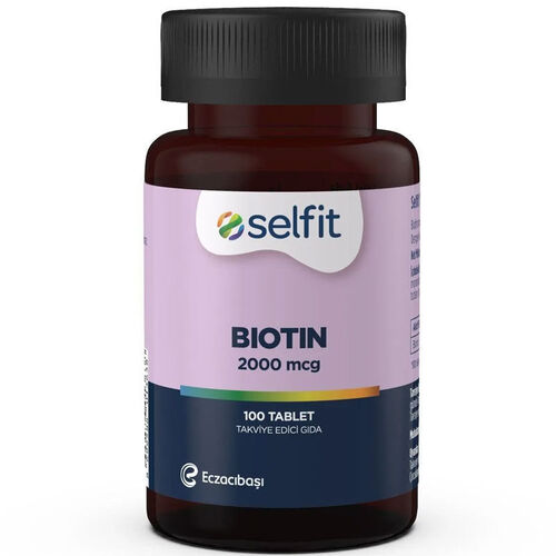 Selfit - Selfit Biotin 2000 Mcg 100 Tablet