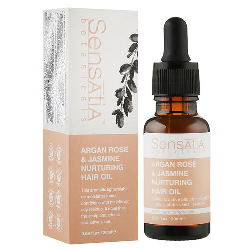 Sensatia Botanicals - Sensatia Botanicals Argan Rose Jasmine Nurturing Hair Oil 20 ml